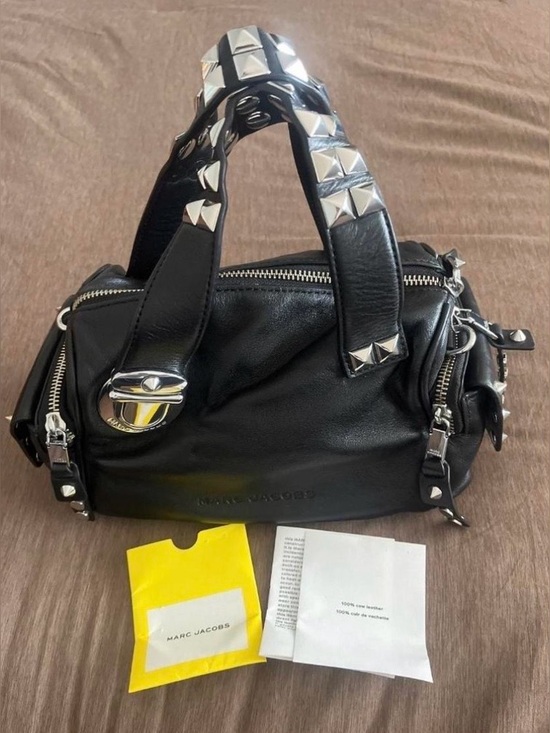 Marc Jacobs Handbags - Marc Jacobs Studded Mini Black Satchel